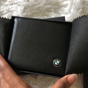 BMW bifold Wallet & Fusion Travel Mug Set